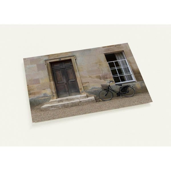 Bicycle outside Downing College