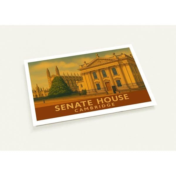 Vintage-style Senate House postcard