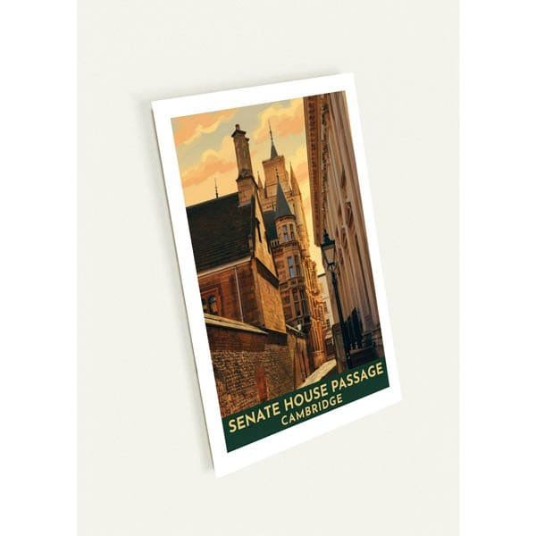 Vintage-style Senate House Passage postcard